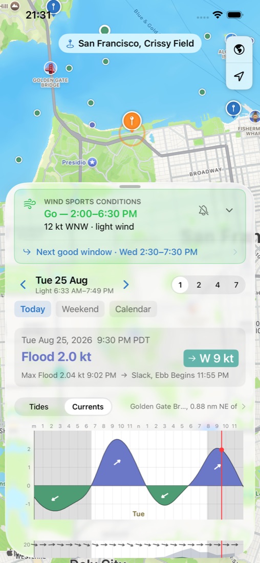 WindWaterSail screenshot 1